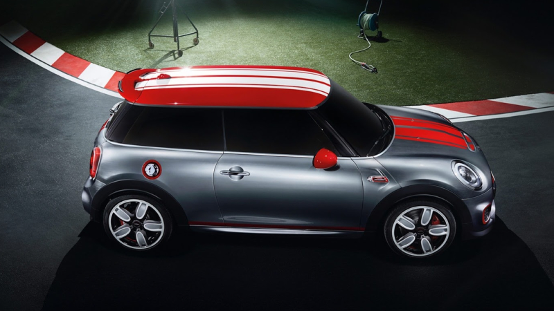 Illustration for article titled The 2014 Mini John Cooper Works Concept Seems Appropriately Crazy